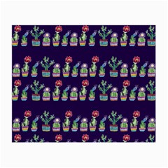 Cute Cactus Blossom Small Glasses Cloth (2-side) by DanaeStudio