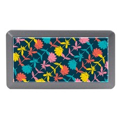 Colorful Floral Pattern Memory Card Reader (mini) by DanaeStudio