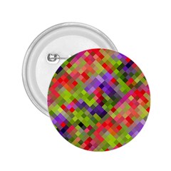 Colorful Mosaic 2 25  Buttons by DanaeStudio