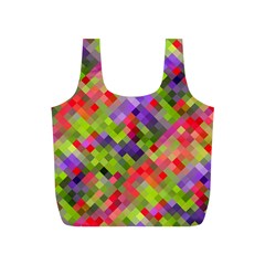Colorful Mosaic Full Print Recycle Bags (s)  by DanaeStudio