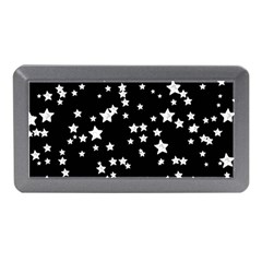 Black And White Starry Pattern Memory Card Reader (mini) by DanaeStudio