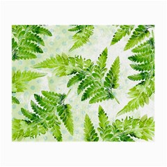 Fern Leaves Small Glasses Cloth (2-side) by DanaeStudio