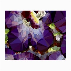 Purple Abstract Geometric Dream Small Glasses Cloth by DanaeStudio