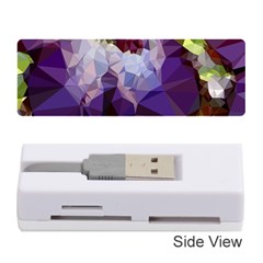 Purple Abstract Geometric Dream Memory Card Reader (stick)  by DanaeStudio