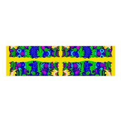 Shimmering Landscape Abstracte Satin Scarf (oblong) by pepitasart