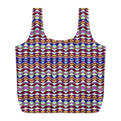 Ethnic Colorful Pattern Full Print Recycle Bags (l)  by dflcprints