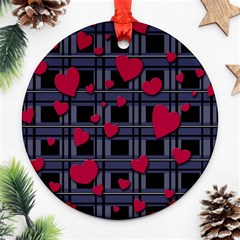 Decorative Love Round Ornament (two Sides)  by Valentinaart