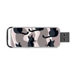 Elegant cats Portable USB Flash (Two Sides) Back