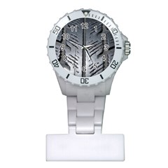 Mature Black Auto Altreifen Rubber Pattern Texture Car Plastic Nurses Watch by Amaryn4rt