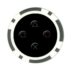 Joystick  Poker Chip Card Guards by Valentinaart