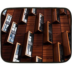 Abstract Architecture Building Business Fleece Blanket (mini) by Amaryn4rt