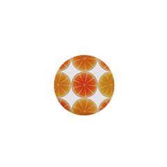 Orange Discs Orange Slices Fruit 1  Mini Buttons by Amaryn4rt
