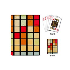 Mozaico Colors Glass Church Color Playing Cards (mini)  by Amaryn4rt