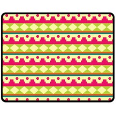 Tribal Pattern Background Fleece Blanket (medium)  by Amaryn4rt
