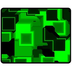 Cyber Glow Fleece Blanket (medium)  by Amaryn4rt