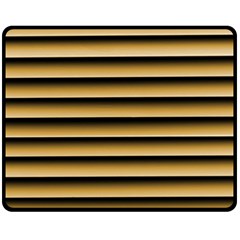 Golden Line Background Fleece Blanket (medium)  by Amaryn4rt