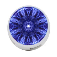 Tech Neon And Glow Backgrounds Psychedelic Art 4-port Usb Hub (two Sides)  by Amaryn4rt