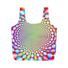 Color Abstract Background Textures Full Print Recycle Bags (m)  by Amaryn4rt