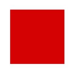 Just Red Small Satin Scarf (square) by Valentinaart