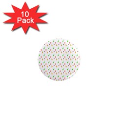 Fruit Pattern Vector Background 1  Mini Magnet (10 Pack)  by Nexatart
