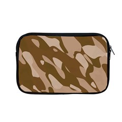 Background For Scrapbooking Or Other Beige And Brown Camouflage Patterns Apple Macbook Pro 13  Zipper Case by Nexatart