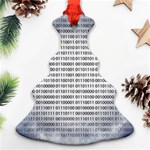Binary Computer Technology Code Ornament (Christmas Tree)  Front