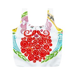 Life Is Art  Full Print Recycle Bags (m)  by Toriak