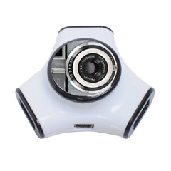 Vintage Camera 3-port Usb Hub by Nexatart