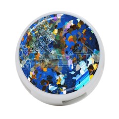 Abstract Farm Digital Art 4-port Usb Hub (one Side) by Nexatart