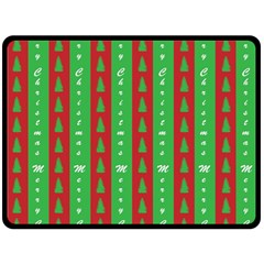 Christmas Tree Background Double Sided Fleece Blanket (large)  by Nexatart