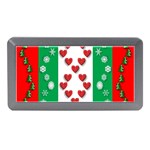 Christmas Snowflakes Christmas Trees Memory Card Reader (Mini) Front