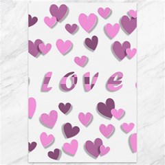 Love Valentine S Day 3d Fabric Canvas 12  X 18   by Nexatart