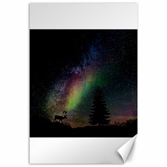 Starry Sky Galaxy Star Milky Way Canvas 24  X 36  by Nexatart