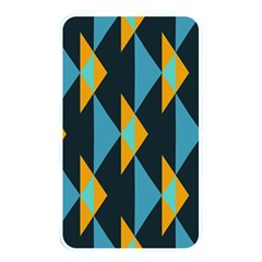 Yellow Blue Triangles Pattern                                                        			memory Card Reader (rectangular) by LalyLauraFLM