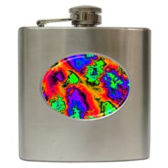 Hot Fractal Statement Hip Flask (6 Oz) by Fractalworld