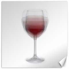 Wine Glass Steve Socha Canvas 16  X 16   by WineGlassOverlay