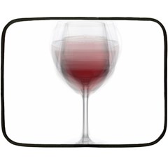 Wine Glass Steve Socha Double Sided Fleece Blanket (mini)  by WineGlassOverlay
