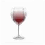 Wine Glass Steve Socha Small Garden Flag (Two Sides) Front
