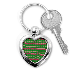 Wine Red Champagne Glass Red Wine Key Chains (heart)  by Nexatart