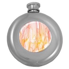 Background Modern Computer Design Round Hip Flask (5 Oz) by Nexatart