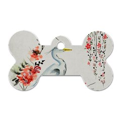 Background Scrapbook Paper Asian Dog Tag Bone (one Side) by Nexatart