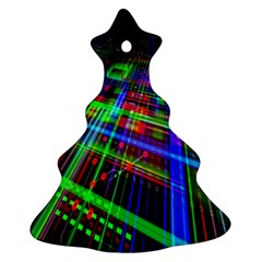 Electronics Board Computer Trace Christmas Tree Ornament (two Sides) by Nexatart
