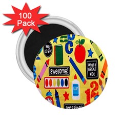 Fabric Cloth Textile Clothing 2 25  Magnets (100 Pack)  by Nexatart