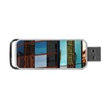 Glass Facade Colorful Architecture Portable USB Flash (Two Sides) Back
