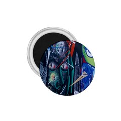 Graffiti Art Urban Design Paint 1 75  Magnets by Nexatart