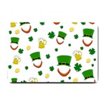 St. Patrick s day pattern Small Doormat  24 x16  Door Mat