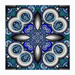 Fractal Cathedral Pattern Mosaic Medium Glasses Cloth by Nexatart