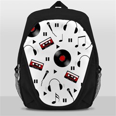 Music Pattern Backpack Bag by Valentinaart
