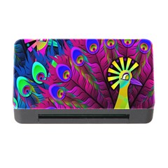 Peacock Abstract Digital Art Memory Card Reader With Cf by Nexatart