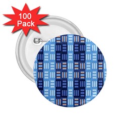 Textile Structure Texture Grid 2 25  Buttons (100 Pack)  by Nexatart